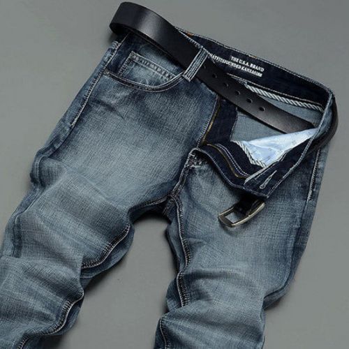 Jeans pour jeunesse coupe droite en coton automne - Ref 1461726
