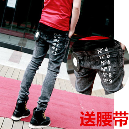 Jeans pour adolescent pieds Slim automne - Ref 1461727