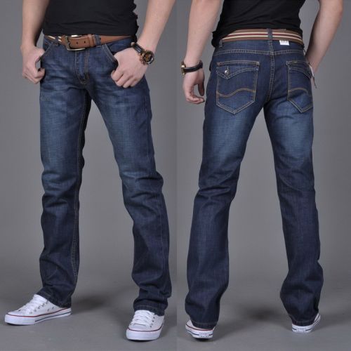 Jeans pour adolescent coupe droite NANOSECOND en coton été - Ref 1461783