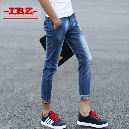 Jeans pour adolescent pieds Slim en coton Quatre saisons - Ref 1461804