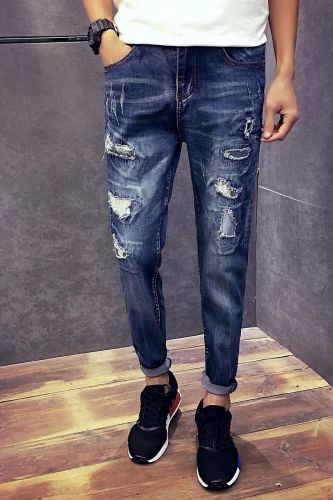 Jeans en coton pour automne - Ref 1461822
