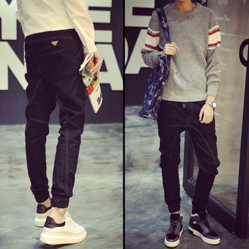 Jeans pour adolescent Sarouel en coton été - Ref 1461829