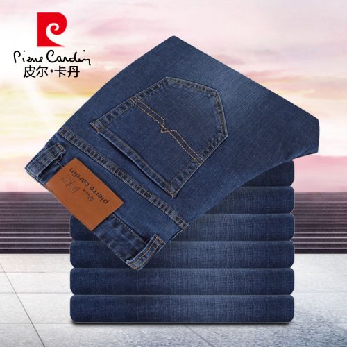 Jeans pour jeunesse coupe droite PIERRE CARDIN en coton Quatre saisons - Ref 1461837
