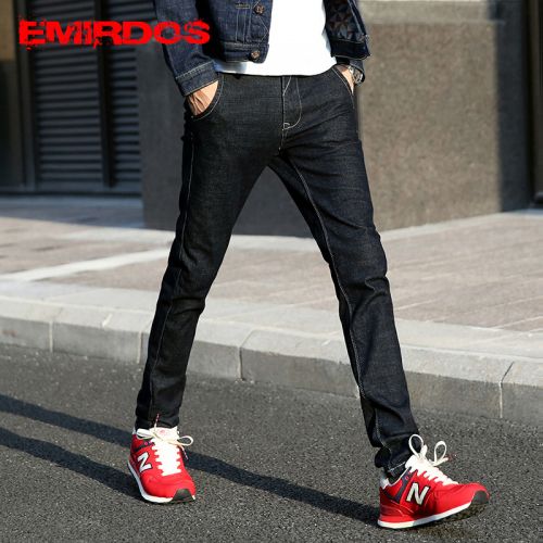 Jeans pour adolescent pieds Slim EMIRDOS en coton automne - Ref 1461845