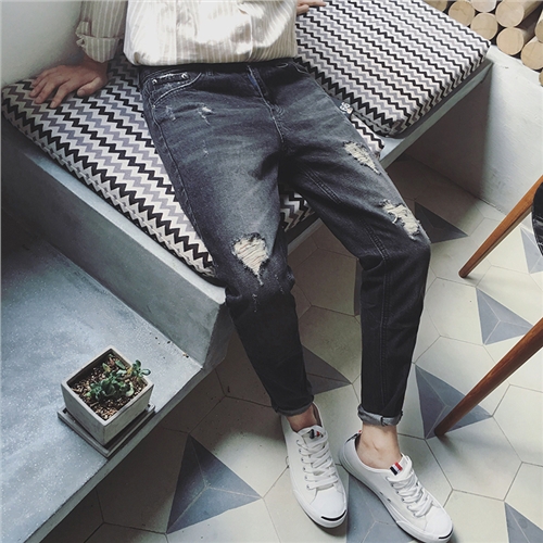 Jeans pour jeunesse droite coton automne - Ref 1461862