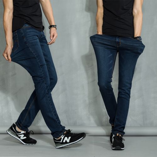 Jeans pour adolescent pieds Slim SPAMA en coton automne - Ref 1461872