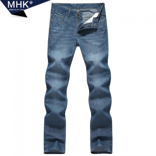 Jeans pour jeunesse pieds Slim en coton été - Ref 1461892