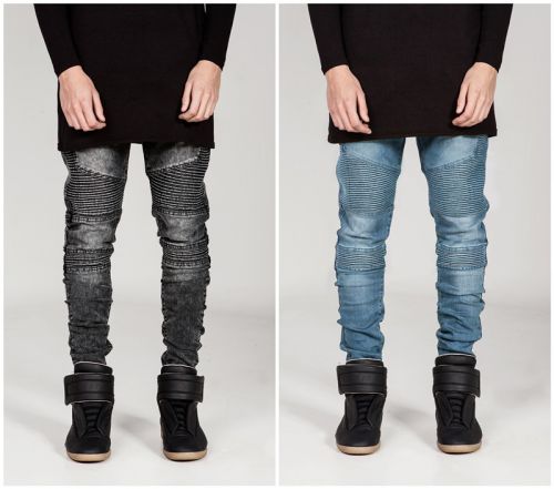Jeans pour jeunesse pieds Slim SEVENSVEE en coton Quatre saisons - Ref 1461940