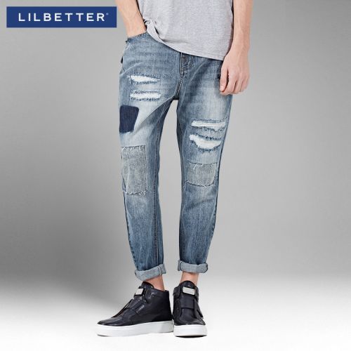 Jeans pour jeunesse pieds Slim LILBETTER en coton Quatre saisons - Ref 1461942