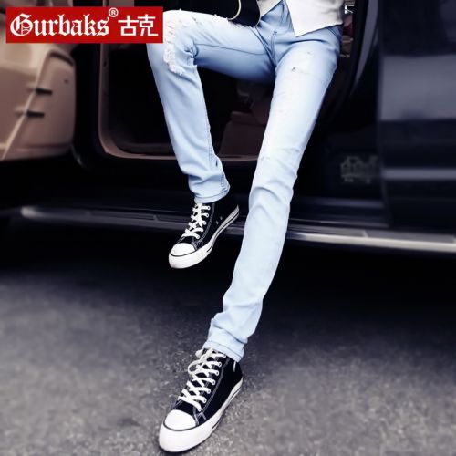 Jeans pour jeunesse pieds Slim GURBAKS en coton Quatre saisons - Ref 1461949