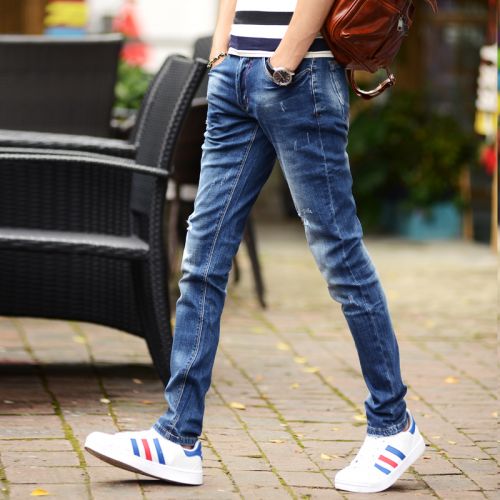 Jeans pour jeunesse pieds Slim HAMMERLET en coton Quatre saisons - Ref 1461955