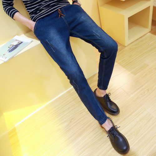Jeans pour adolescent pieds Slim Quatre saisons - Ref 1461988