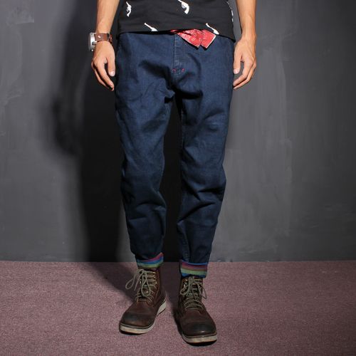 Jeans pour adolescent droite coton printemps - Ref 1461997