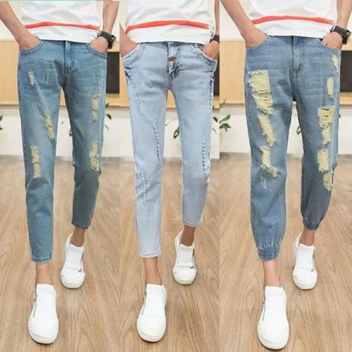 Jeans pour adolescent Sarouel - Ref 1461998