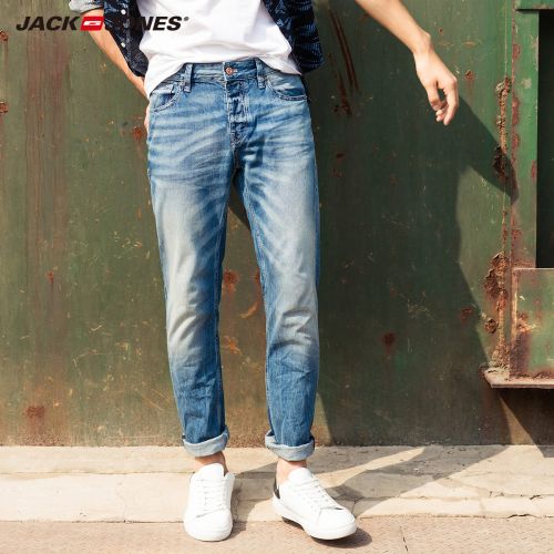 Jeans pour jeunesse pieds Slim JACK JONES en coton Quatre saisons - Ref 1462011