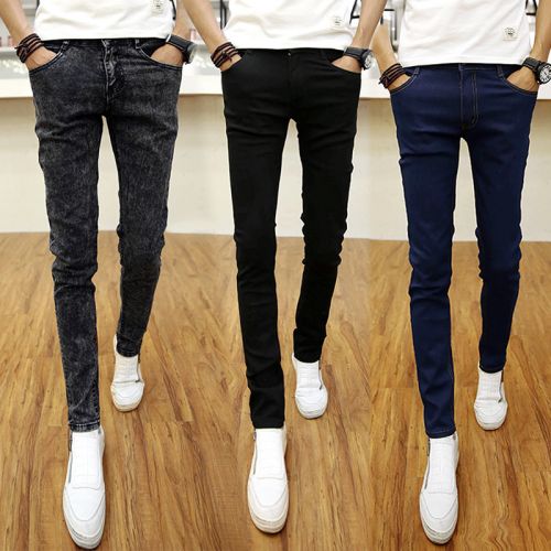 Jeans pour adolescent pieds Slim Quatre saisons - Ref 1462019