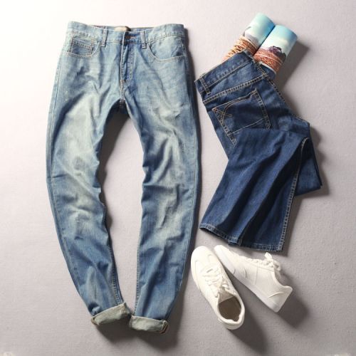 Jeans pieds Slim en coton pour Quatre saisons - Ref 1462028