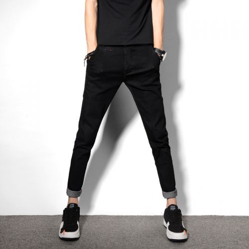 Jeans pour jeunesse pieds Slim ZDNU en coton automne - Ref 1462044