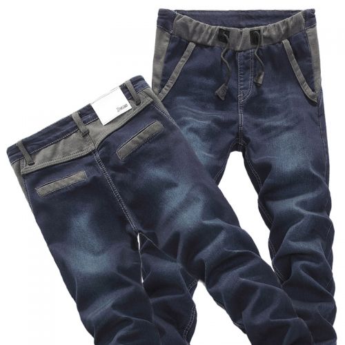 Jeans pour adolescent pieds Slim en coton bio écologique Quatre saisons - Ref 1462051