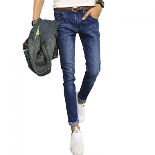 Jeans pour adolescent pieds Slim GUKYY en coton été - Ref 1462098