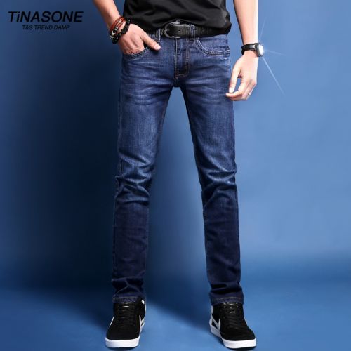 Jeans pour adolescent pieds Slim TINAS ONE en coton Quatre saisons - Ref 1462135