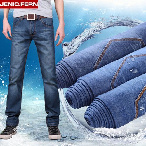 Jeans pour jeunesse droite JENICFERN de coton, fibres polyester été - Ref 1462146