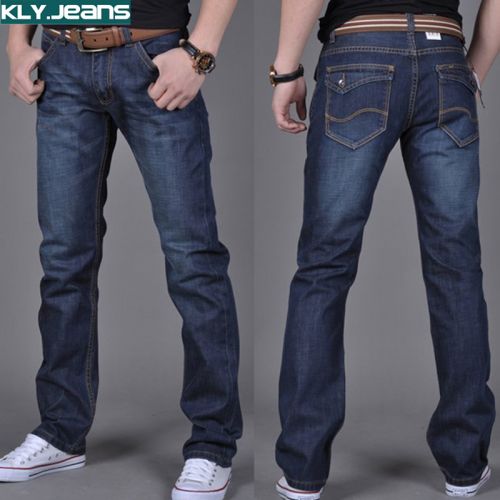 Jeans pour jeunesse droite KLYJS de coton, des fibres polyester à été - Ref 1462159
