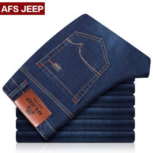 Jeans pour jeunesse droite AFS JEEP coton automne - Ref 1462161
