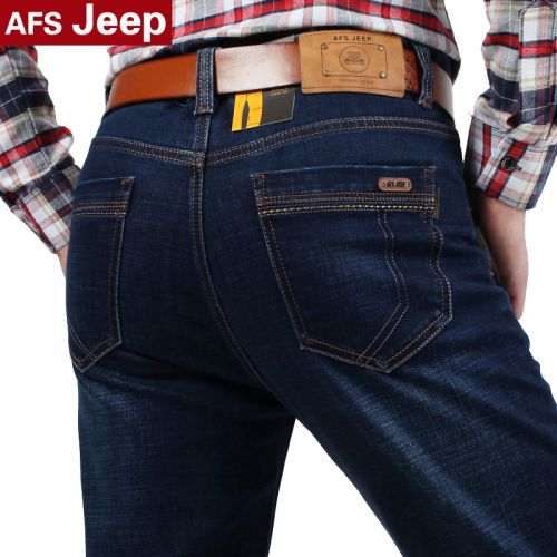 Jeans pour jeunesse droite AFS JEEP coton automne - Ref 1462184