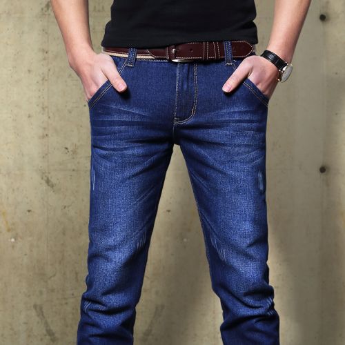 Jeans pour jeunesse pieds Slim en coton été - Ref 1462209