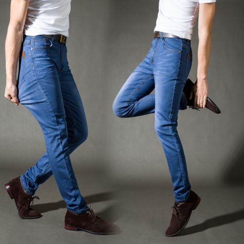 Jeans pour adolescent coupe droite OVNFOUT - Ref 1462211