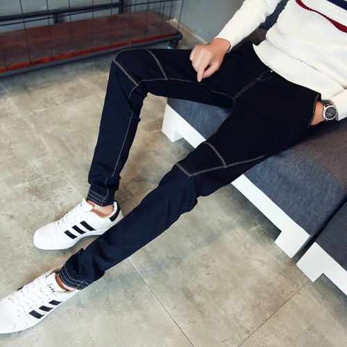Jeans pour adolescent Sarouel USIGSX Coton, de fibres polyester viscose rayonne Quatre saisons - Ref 1462219