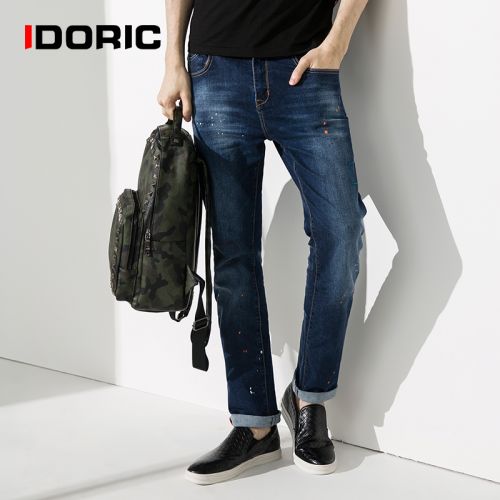 Jeans pour jeunesse pieds Slim IDORIC en coton été - Ref 1462228