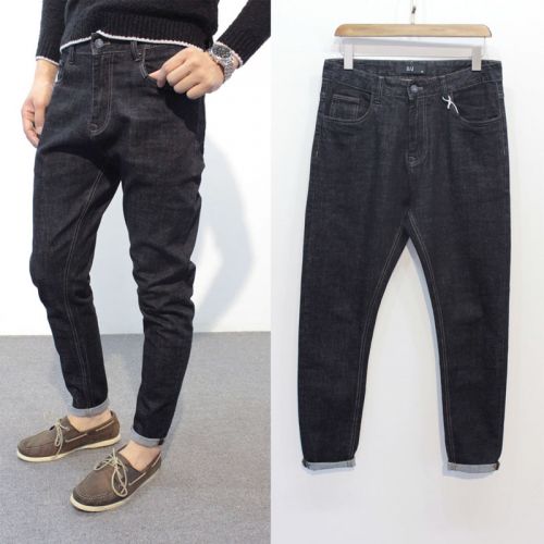 Jeans pieds Slim en coton pour automne - Ref 1462236