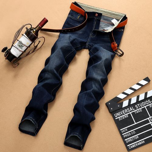 Jeans pour jeunesse pieds Slim en coton automne - Ref 1462339