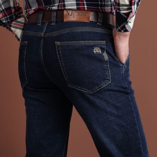 Jeans pour jeunesse droite NIANJEEP coton automne - Ref 1462356