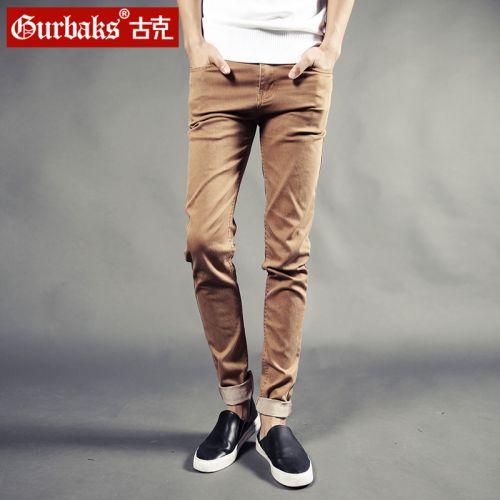 Jeans pour jeunesse pieds Slim GURBAKS en coton automne - Ref 1462396