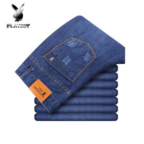 Jeans pour jeunesse coupe droite PLAYBOY en coton été - Ref 1462412