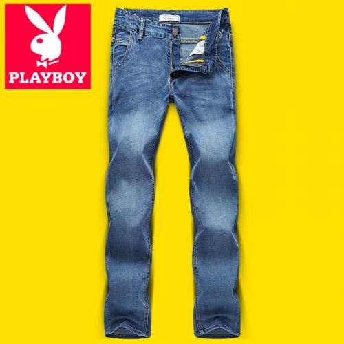 Jeans pour jeunesse coupe droite PLAYBOY en coton été - Ref 1462421