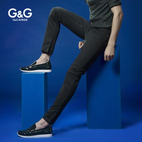 Jeans pour jeunesse coupe droite GG AVENUE en coton automne - Ref 1462429