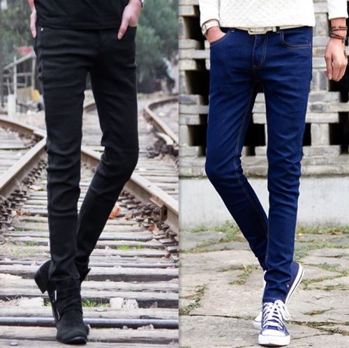 Jeans pour adolescent pieds Slim en coton Quatre saisons - Ref 1462469