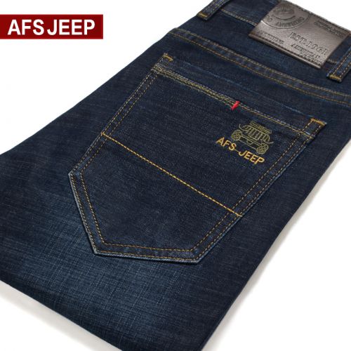 Jeans pour jeunesse coupe droite AFS JEEP en coton automne - Ref 1462474