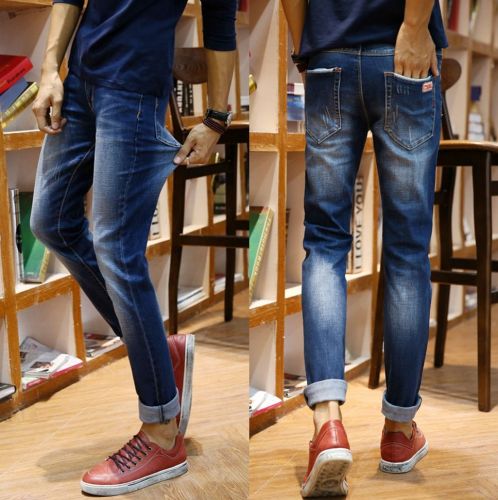 Jeans pour jeunesse coupe droite en coton automne - Ref 1462475