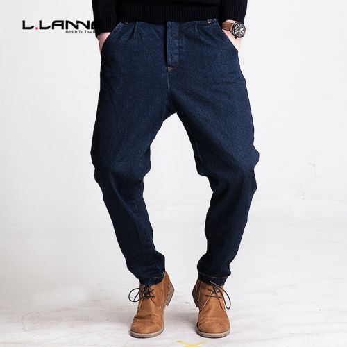 Jeans pour jeunesse Sarouel LLANNE en coton automne - Ref 1462488