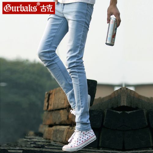 Jeans pour jeunesse pieds Slim GURBAKS en coton automne - Ref 1462551