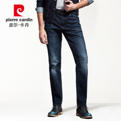 Jeans pour jeunesse coupe droite PIERRE CARDIN en coton automne - Ref 1462689