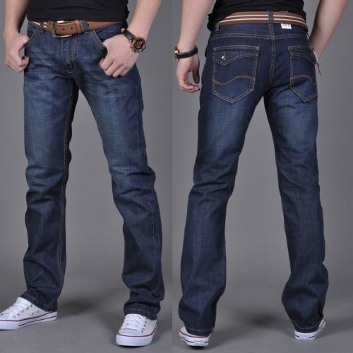 Jeans pour jeunesse coupe droite en coton automne - Ref 1462705