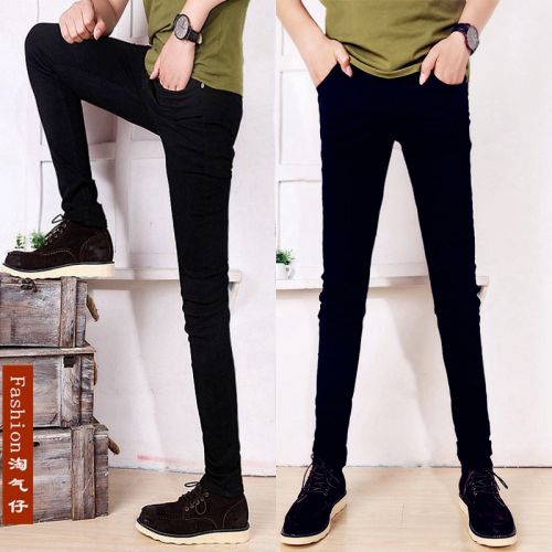 Jeans pour adolescent pieds Slim JEANS en coton Quatre saisons - Ref 1462709