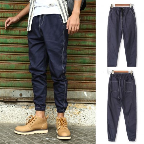 Jeans pour jeunesse pieds Slim BENPANDA en coton été - Ref 1462719