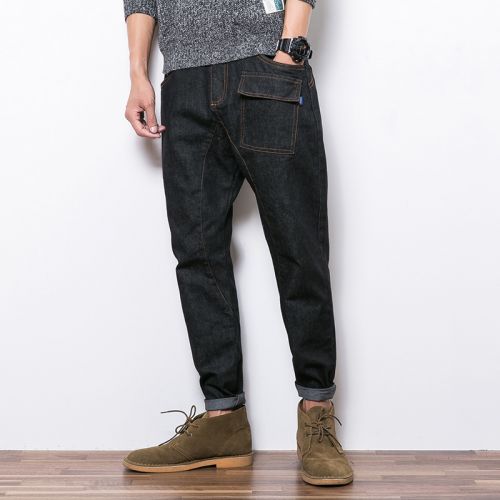 Jeans pour jeunesse Sarouel en coton automne - Ref 1462734